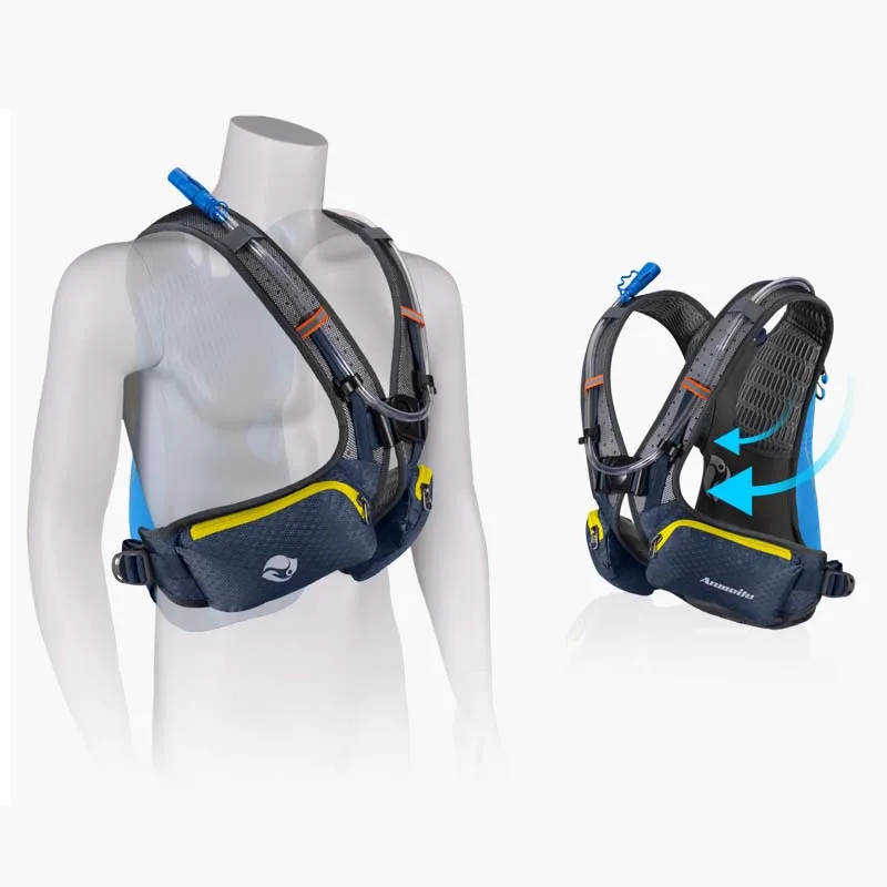 

ANMEILU 5L Ultralight Cycling Motorcycle Mountain Bike Backpack Bag+ Marathon Backpack Bicycle Bike Racksack