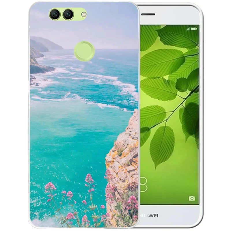Модные звездное небо Телефон чехол для huawei nova2 plus Чехлы Мультфильм задняя крышка