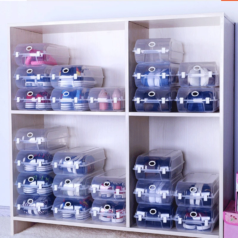 9 штук в комплекте Пластиковая Полка для хранения обуви полка обуви|rack mount box|box