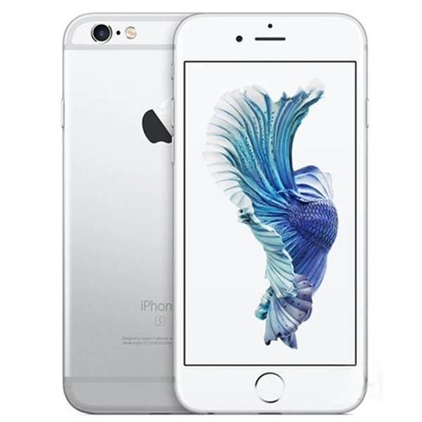 Silver Разблокирована iPhone 6S плюс 5,5 дюймов двухъядерный процессор, 2 Гб Оперативная память 16/64GB Встроенная память IOS 12MP Камера отпечатков пальцев LTE 4G, мобильный телефон с функцией - Цвет: Silver