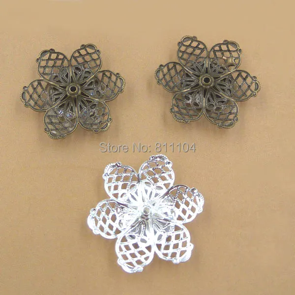 

12mm Blank Round Bezel Bases Filigree Circle Flower Pendant Settings DIY Cameo CABs Jewelry Findings Clothing Accessories Making