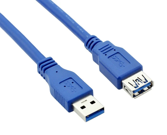 Удлинительный Кабель USB 3 0 100 шт./лот 1 м/3 м/5 м M/F Кабель-адаптер с разъемом Папа-мама
