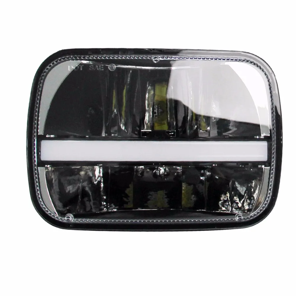 5x7 квадратная головсветильник лампа 6x7 дюймов прямоугольная передняя фара DRL