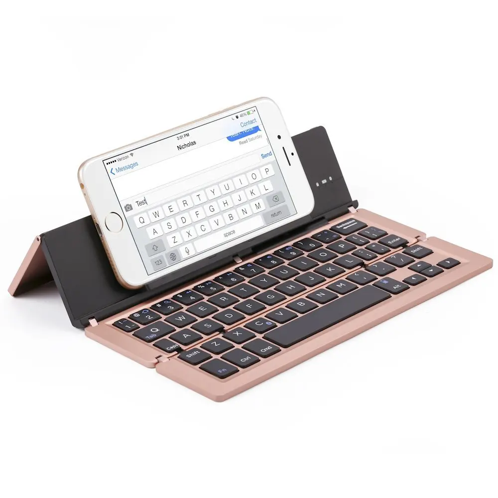 

Foldable Wireless Pocket Keyboard Universal for ipad 9.7 Smartphones/Small Tablets /Apple Android For Samsung tab S6 Devices