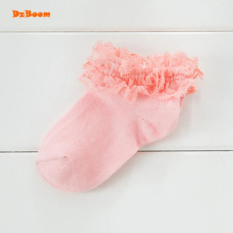 1 пара летних носков принцессы ярких цветов с кружевными оборками для девочек