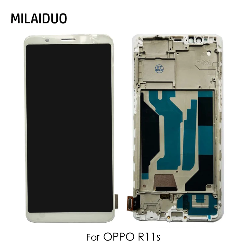 ЖК дисплей для OPPO R11s Incell сенсорный экран дигитайзер LCD Plus сборка Замена Белый с