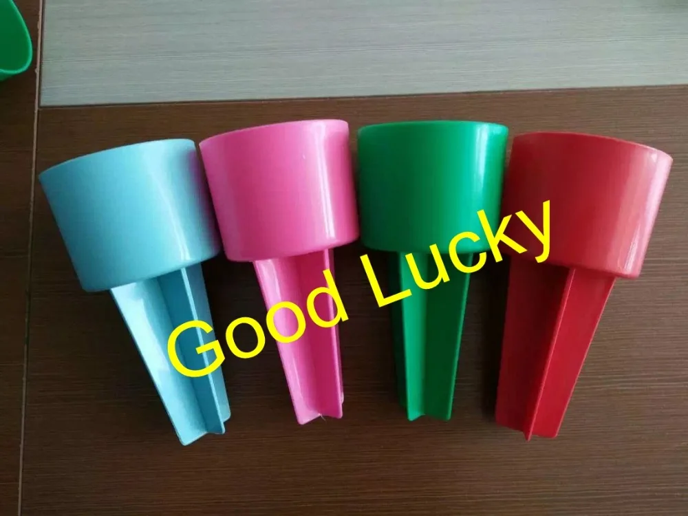 40 шт./лот Бесплатная доставка Разноцветные монограммные пляжные держатели для