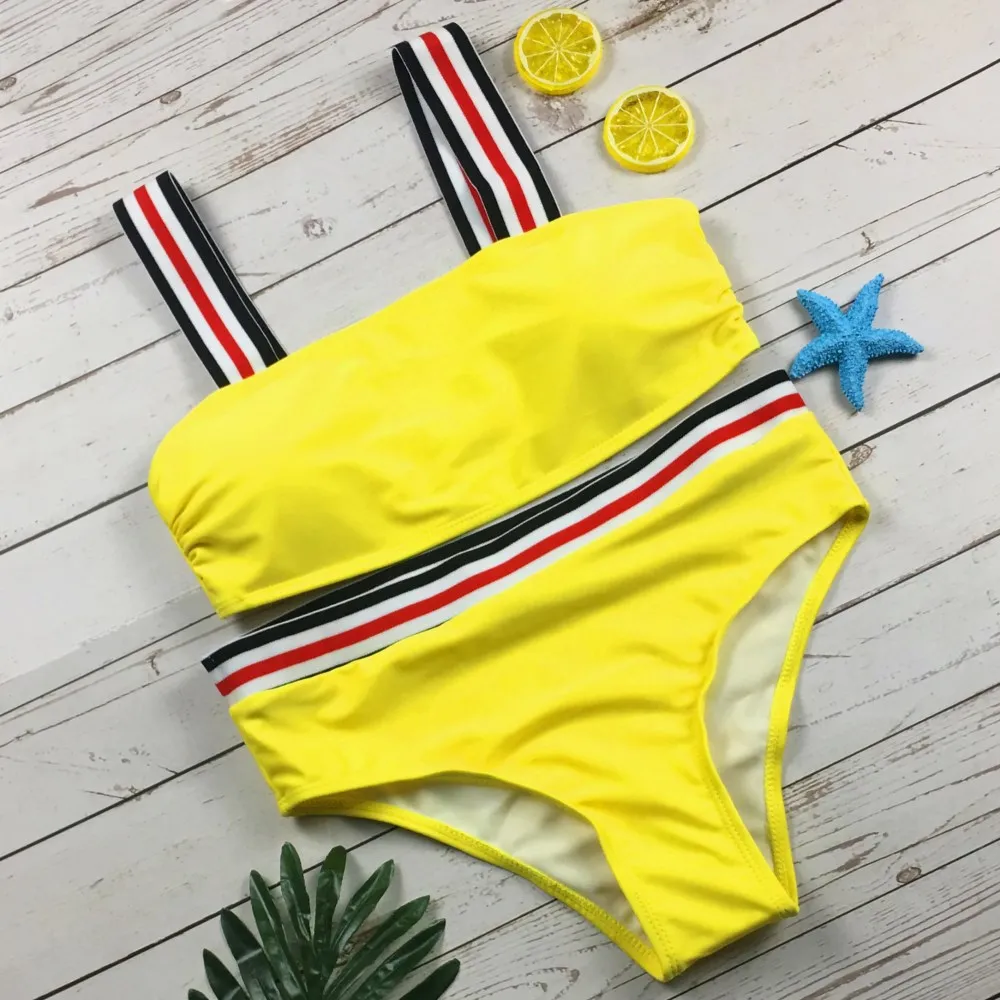 Бикини 2019 горячая Распродажа сплошной цвет новый волнующий раздельный купальник