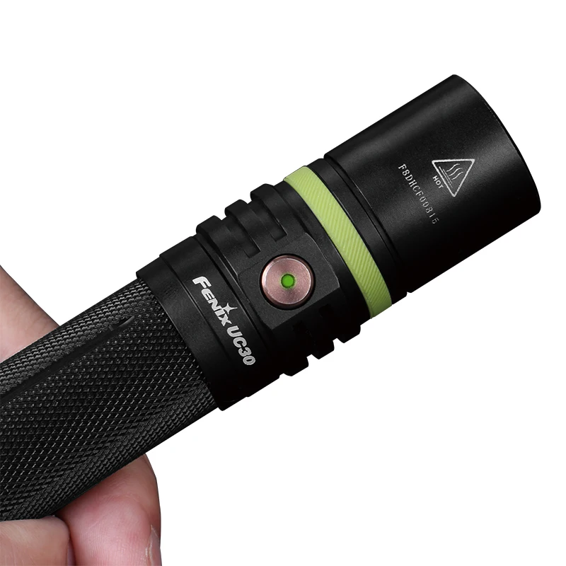 Фонарик Fenix UC30 Cree XP L HI V3 светодиодный 1000 люмен Micro USB зарядка для кемпинга|Фонарики