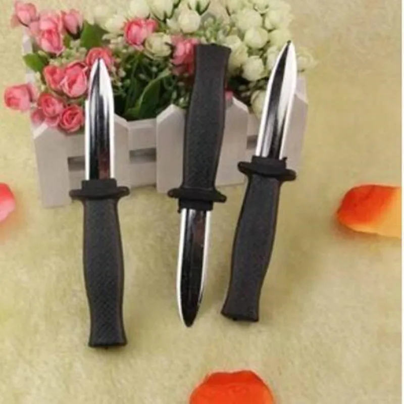 New Comedy Magic Plastic Retractable Dagger Joke Prank Props Knife Scary Trick Toys Halloween Party Favor | Дом и сад