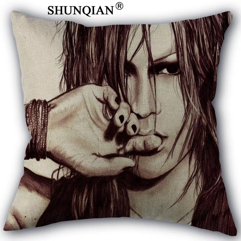 Pillow Cover Газетт Uruha хлопковая льняная наволочка изготовленный на заказ домашний текстиль Спальня для свадьбы; обувь для офиса; декоративные наволочки размером 45*45 см с одной стороны - Цвет: Pillow Cover