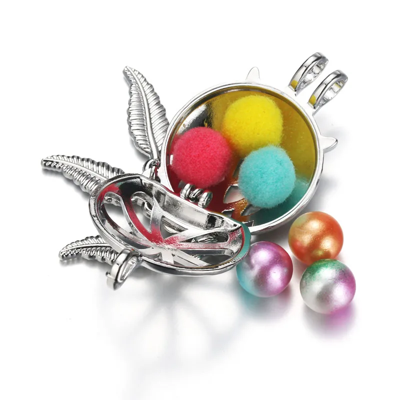 6 шт Серебряный Ловец снов жемчужная клетка бусина для изготовления украшений