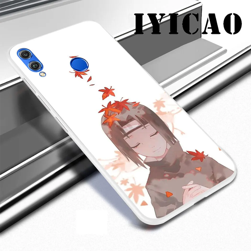 Жесткий чехол IYICAO Naruto Uchiha Itachi Sasuke для Huawei Honor 6A 6C 7A 7C 7X 8 8X 9 10 20 9X Lite Pro Play Note View