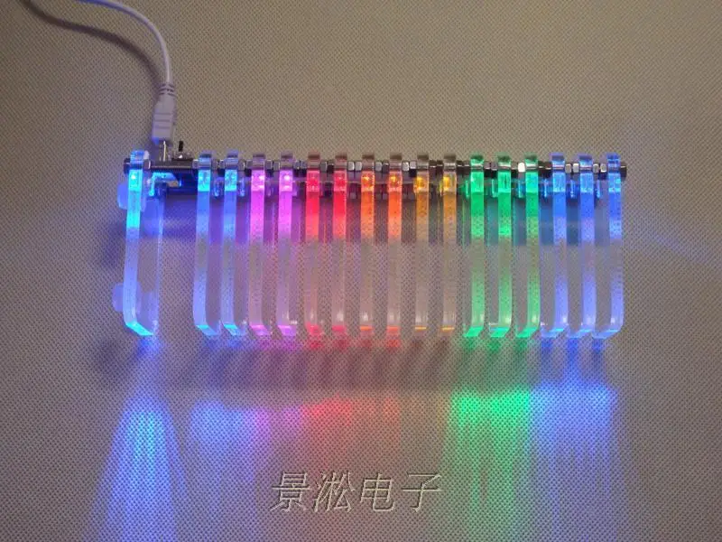 Цифровой измеритель уровня KS16 1 шт. светодиодный аудио анализатор спектра для AMP