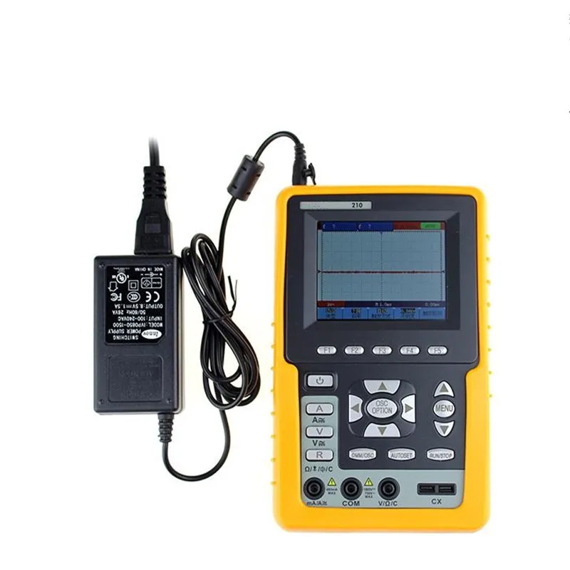 Горячая Распродажа Профессиональный портативный осциллограф VC210 цифровой 20 МГц