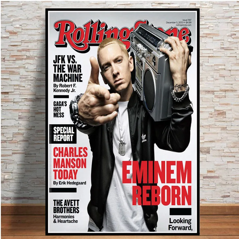 0014 Плакаты и принты Канье Уэст Тупак выходные дни Гарри стили плакат Eminem стены художественное полотно живопись для комнаты домашний декор - Цвет: 0014