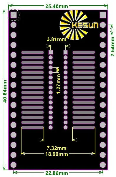 10 шт. SOP32 поворотный DIP32 32pin DIP 1 27 мм 2 54 IC адаптер гнездо/плата адаптера PCB|pcb fuse|pcb