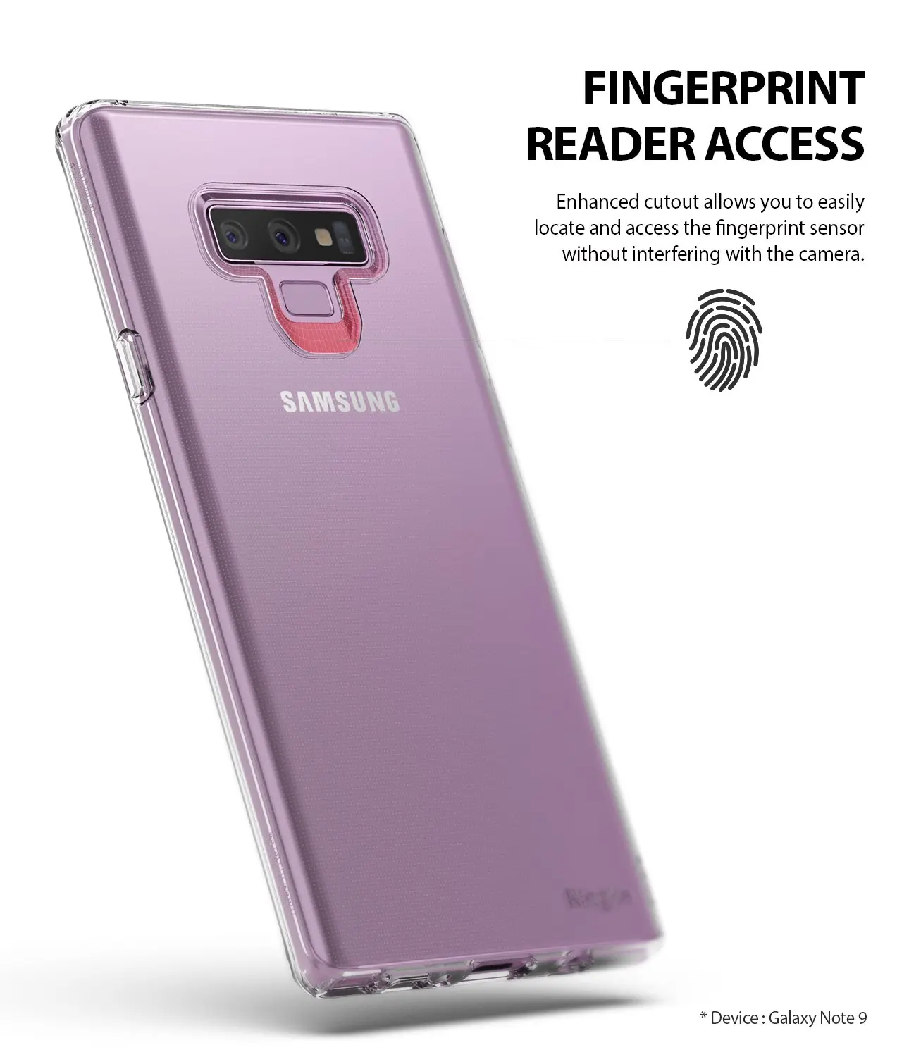 100% Original Ringke Air Soft TPU Case for Samsung Galaxy Note 9 |