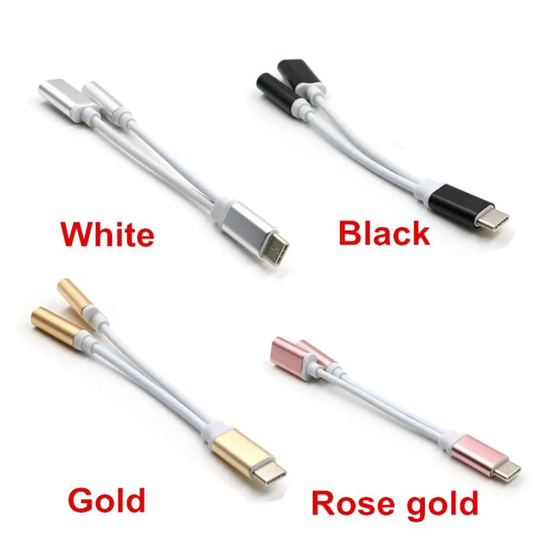 Черный USB TYPE-C-3,5 аудио кабель TYPE-C кабель для гарнитуры TYPE-C зарядный адаптер для телефона Аксессуары для наушников