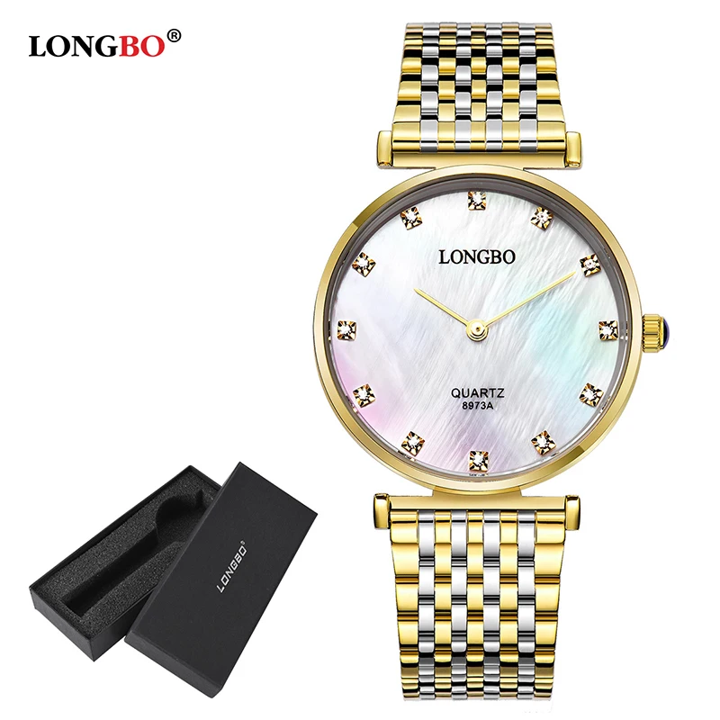 Longbo Luxuary любителей смотреть классический деловой Стиль Водонепроницаемый