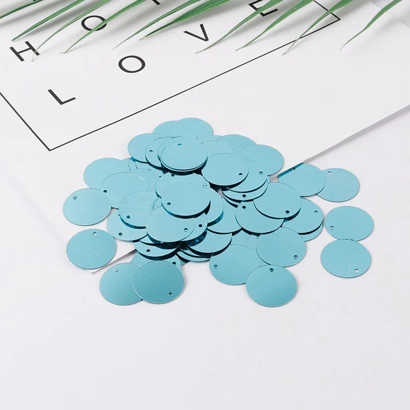 Light Blue 10 г/упак. Круглый блесток 6 мм 8 мм 10 мм 15 мм 20 мм Швейные Блестки для судов, аксессуары и украшения, свадебное платье Craft 28 Цвет - Цвет: Light Blue