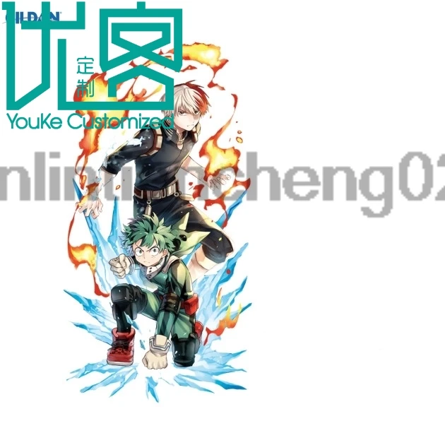 Izuku & quotDeku quot Midoriya vs шото Тодороки (My Hero academic) Футболка|Мужские футболки| |