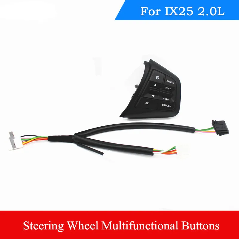 2.0 PUFEITE Кнопка рулевого колеса для hyundai ix25(creta) 2.0L кнопка переключения круизной скорости Функция автомобильные аксессуары правая сторона - Цвет: 2.0