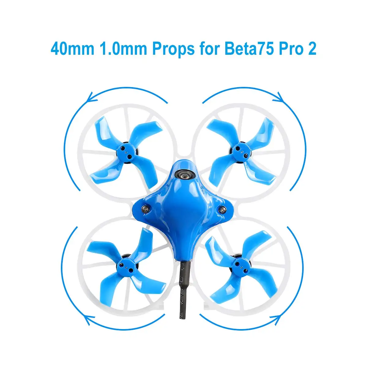 BETAFPV 16 шт. 40 мм 4 Blade подпорки с 1 0 Вал микро Whoop опора для Inductrix FPV плюс Kingkong крошечные