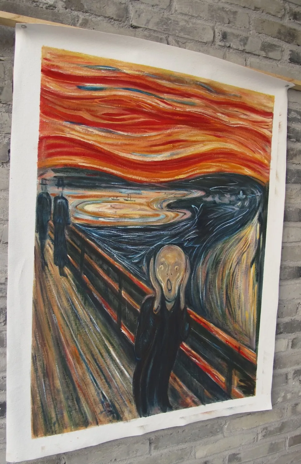 Картина маслом (крик) от Edvard Munch знаменитая картина на холсте для украшения стен