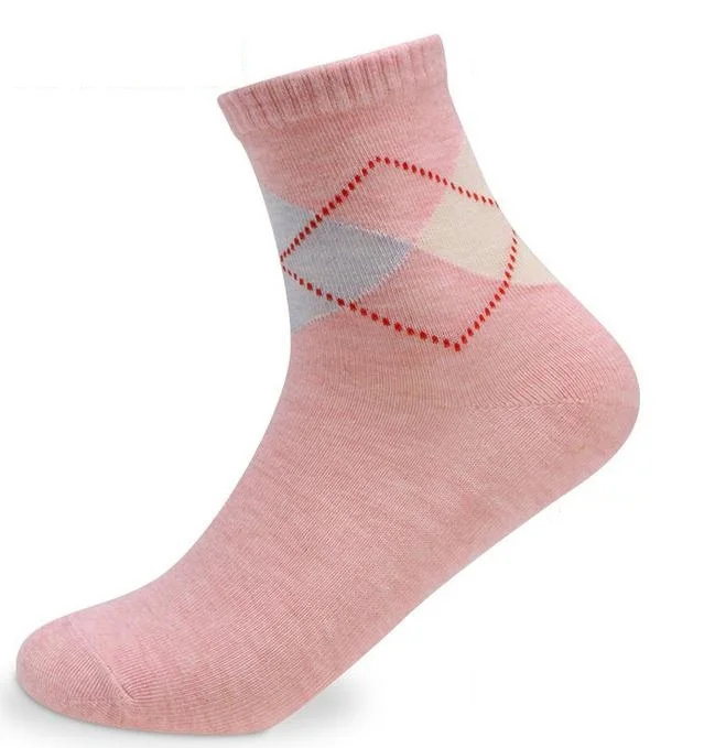 5 парт/лот женские хлопковые носки однотонные Стильные повседневные милые