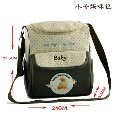 Новый дизайн 3 цвета сумки для детских подгузников мам брендовые дорожные