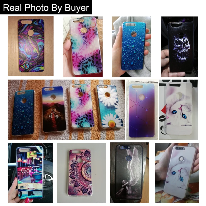 Мягкий чехол из ТПУ для huawei Honor 8, FRD-L19, FRD-L14, 5,2 дюйма, силиконовый чехол для задней панели телефона, чехол для huawei Honor 8, чехлы, оболочка