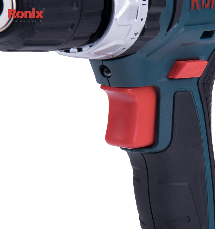 Ronix Новинка 18В 1.5A шуруповерт дрель две батареи с функцией Impcat BMC коробка модель