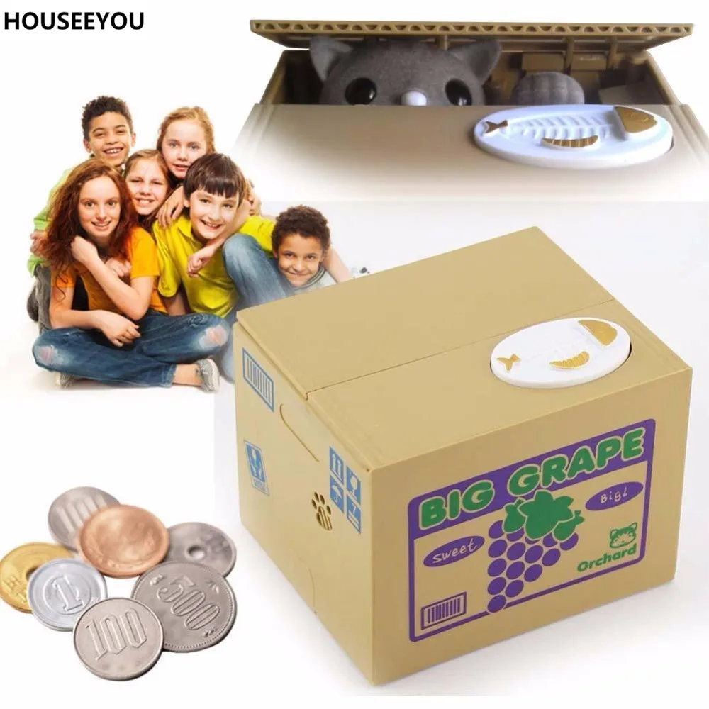 Лидер продаж копилка для денег подарки детей автомат кражи монет