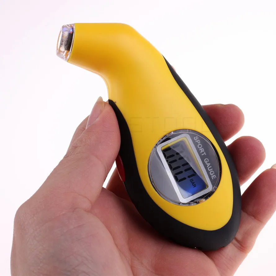 Манометр для шин цифровой измеритель давления в шинах с ЖК-дисплеем автомобилей