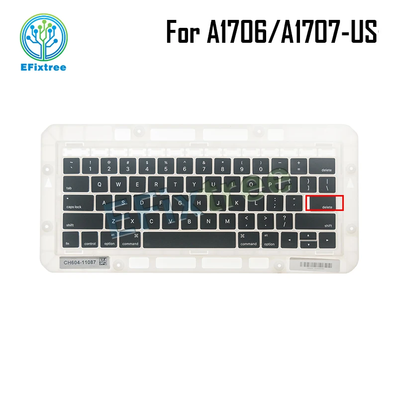 Новинка A1708 клавиши клавиатуры для Macbook Pro Retina 13 &quotA1706 A1707 ключи ключей Набор 2016 2017