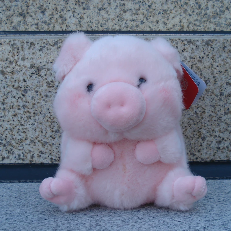 

mini cute plush pig toy high quality pink pig doll gift about 18cm