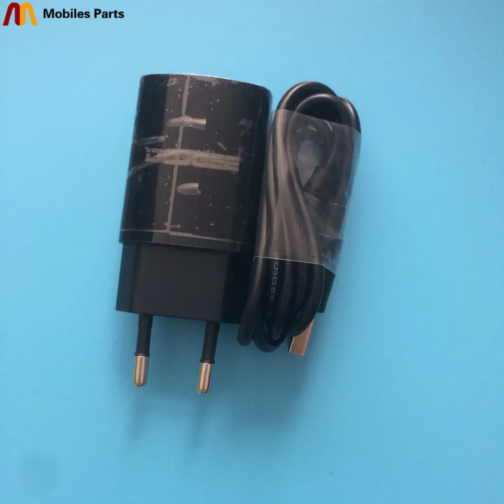 Новое дорожное зарядное устройство + USB кабель линия Для Doogee Y6 фортепиано черный 4