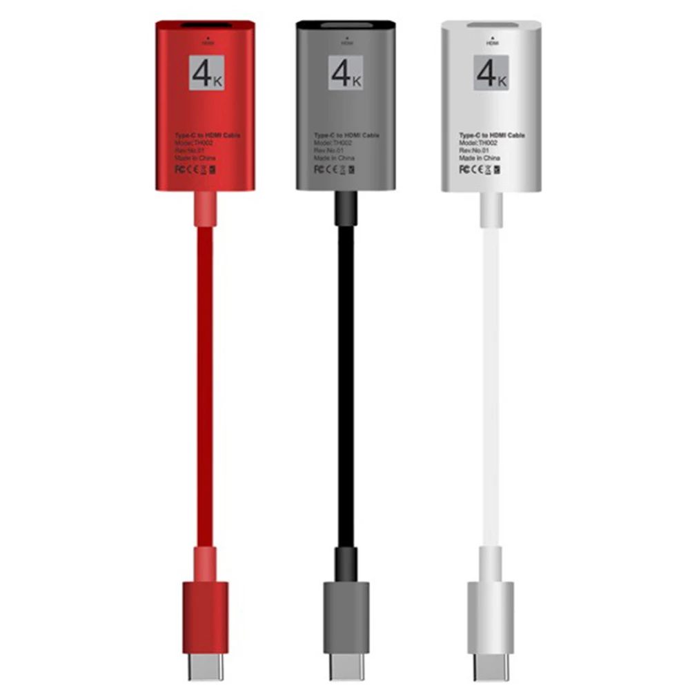 USB 3. 0 - C Type-C штекер к HDMI 4K * 2K 30 Гц гнездовой адаптер кабель для Samsung Galaxy S8 S9 Note 8 Macbook |