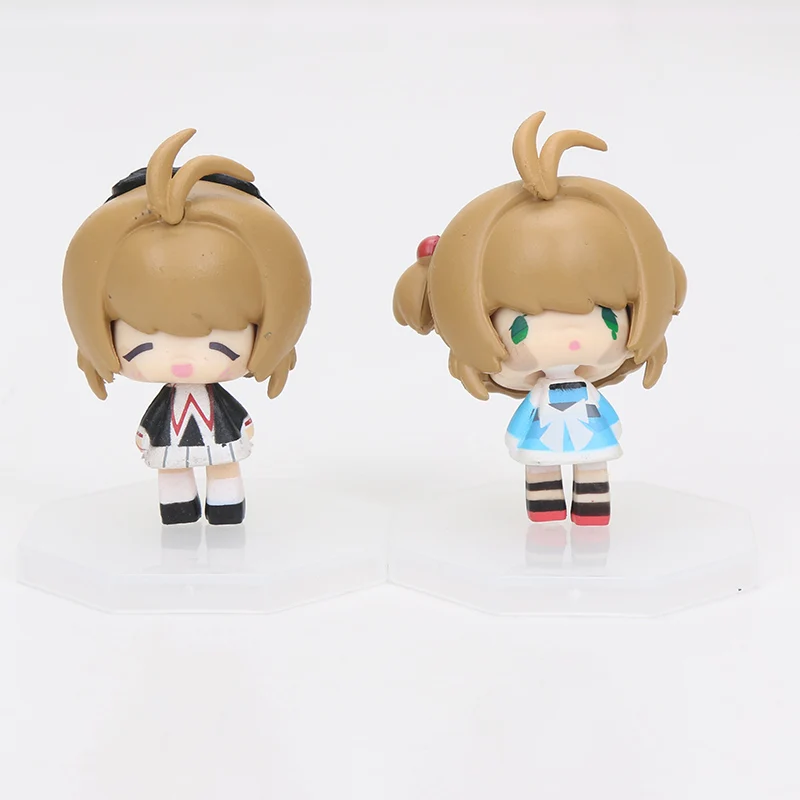 Экшн фигурки из ПВХ Sakura Q vision 6 шт./компл. см|model toy|cardcaptor sakurapvc action figure |