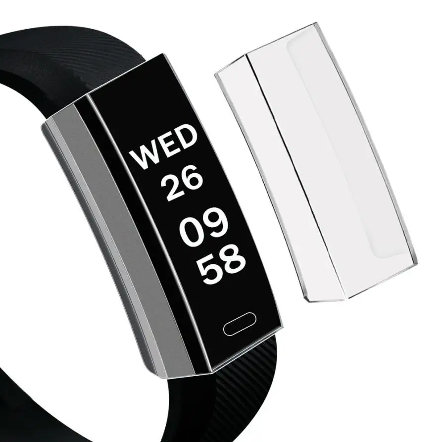 CAPRPIE High Quality Ultra-thin Soft TPU Protection Silicone Case Cover For Fitbit Alta HR Dropshipping Aug 9 Watch Strap | Электроника