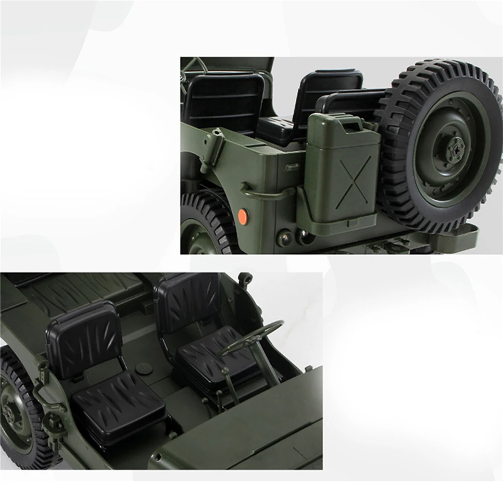 2,4G 1:10 пульт дистанционного управления автомобиль 4WD трансформер джип Вилли четыре колеса внедорожный военный грузовик альпинистский автомобиль часть Набор