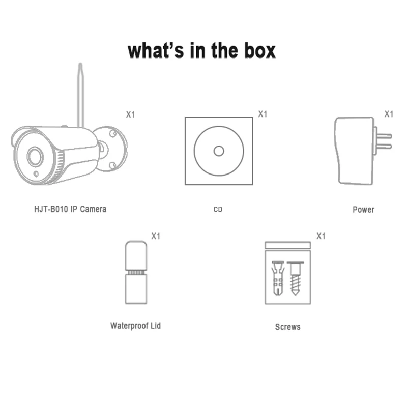 HJT WIFI сетевая камера H.264 720P 1.0MP sd карта CCTV наблюдения безопасности Onvif