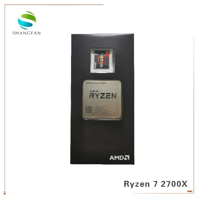 Процессор AMD Ryzen 7 2700X R7 3 ГГц Восьмиядерный процессор Sinteen Thread 16 м 105 Вт сокет YD270XBGM88AF