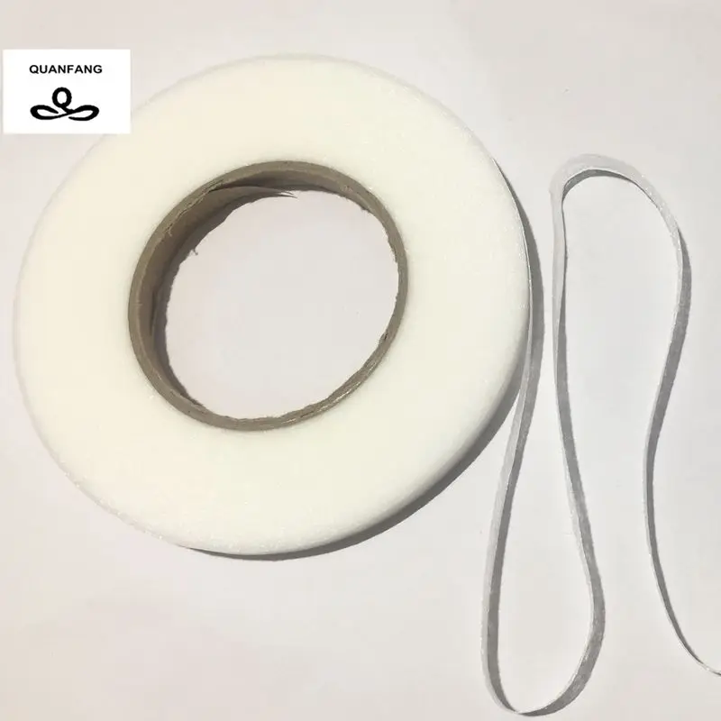 QUANFANG подкладка ткань двусторонняя DIY аксессуары ткань Лоскутная клейкая ткань нужно использовать электрический утюг 1 шт. 70 ярдов - Цвет: White 20mm 70 yard