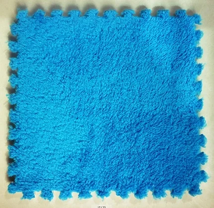 10 шт. DIY волшебный пазл 30*30 см гостиная спальня Дети Мягкий лоскутный ковер Сращивание Нескользящая головоломка альпинистский детский коврик - Цвет: blue