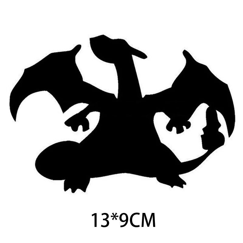 Tangan 13*9 см Pokemon Go Charizard весь автомобиль интересная личность индивидуальные царапин