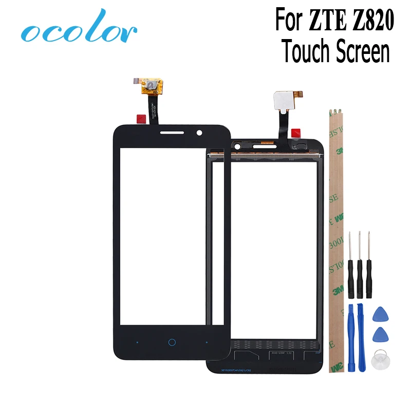 Ocolor для zte Z820 Сенсорный экран сенсорный Панель cовершенная ремонтная Запчасти 4 5