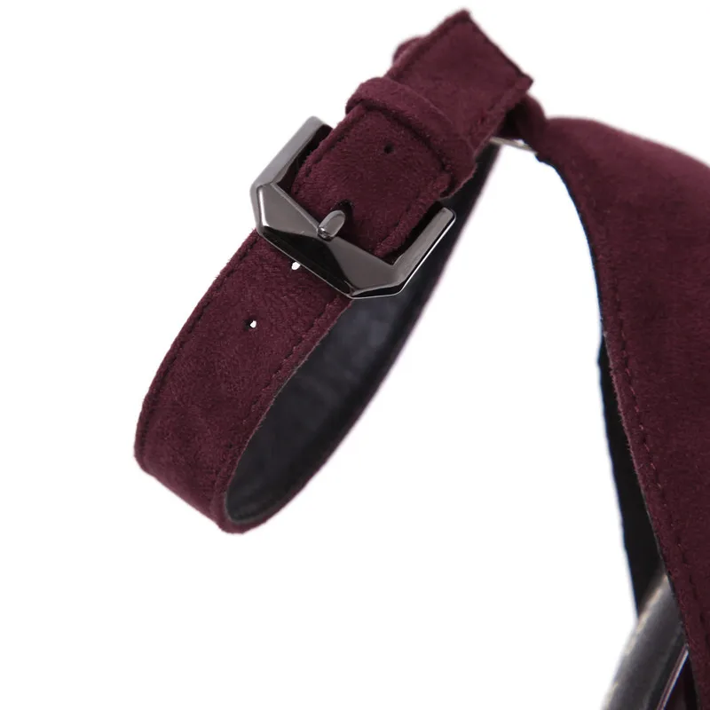 Женские босоножки на высоком каблуке летние квадратном с пряжкой женские