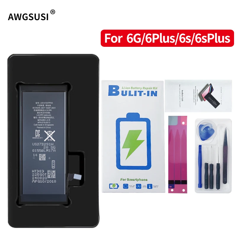 1810/2150/2915/3350mAH полимерный литий ионный аккумулятор для Iphone 6 6P 6SP Высокая емкость 0